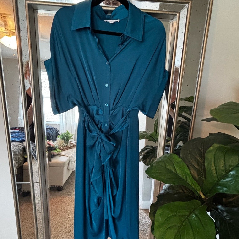 Steve Madden Tori Button-Up Midi Dress